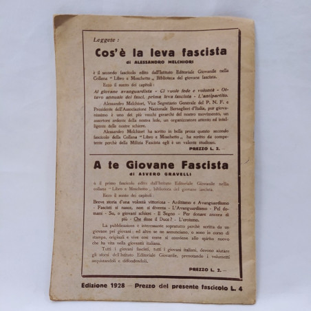 Fascicolo Le favole fasciste con poesie Trilussa 1928 Ingiallimento Annotazioni