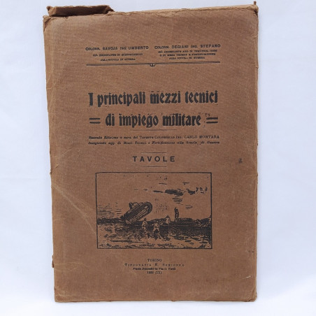 Tavole Principali mezzi tecnici di impiego militare 1930 Macchie Busta logora