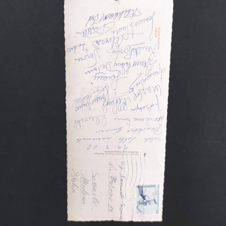 Lotto buste e cartoline Hockey varie annate Foto squadra italiana Macchie
