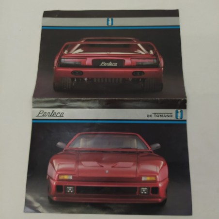 Catalogo De Tomaso Pantera italiano, francese, tedesco, inglese. Buono