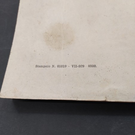 Fiat catalogo parti di ricambio Mod. 521 e 521C multilingue Macchie Annotazioni