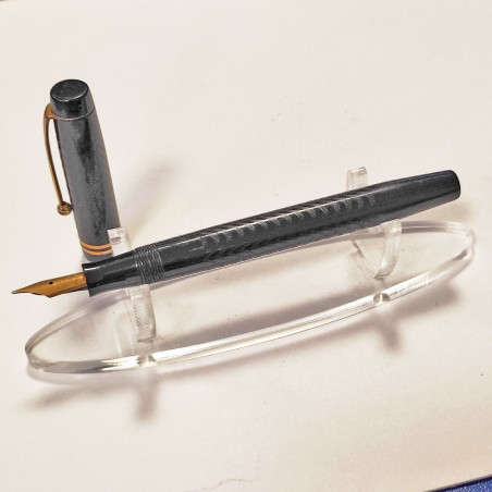PARKER DUOFOLD penna stilografica fountain pen pennino oro usata