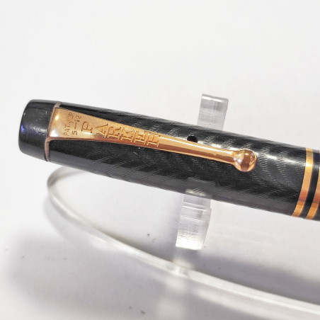 PARKER DUOFOLD penna stilografica fountain pen pennino oro usata