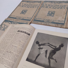 Lotto 6 riviste Il corriere fotografico anno 1927 Macchie 2