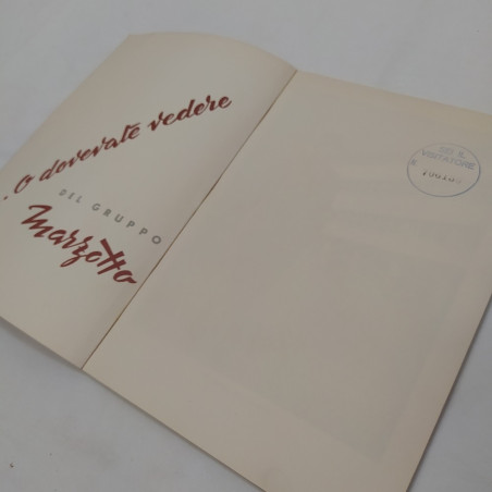 Pubblicazione aziendale Marzotto “Cosa avete visto…” Macchie e residui elastico