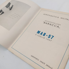 Manifestazione Aerea Baracca MAB 57 Macchie Annotazione a penna sul retro 2