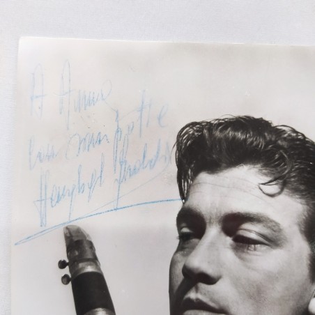Foto autografa Henghel Gualdi con dedica Buono