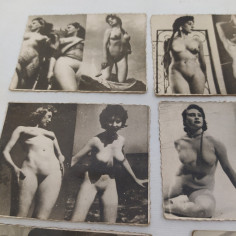 Lotto 6 foto storiche nudi artistici femminili anni 20/30 - Frormato 9x7 cm 2