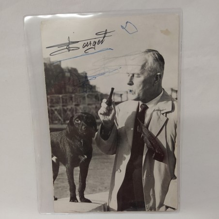 Lotto 24 foto e cartoline attori e attrici con autografo anni vari Macchie