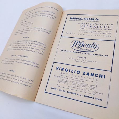 Lotto documenti ACI Trieste 1948 Macchie