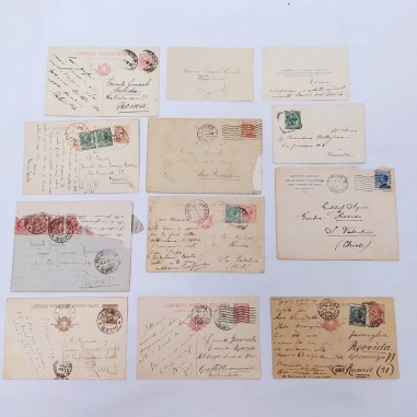Lotto 12 lettere e cartoline al generale Rovida Anni vari Macchie