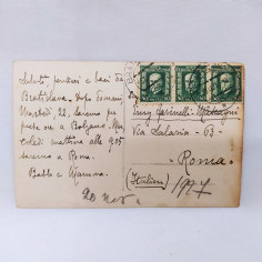 Cartolina da Bratislava spedita alla famiglia Farinelli Mascagni 1918 2