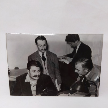 Lotto 10 foto con Giovannino Guareschi e Gino Cervi - Buono