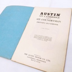 Uso/manutenzione Austin A55 Cambridge, A55 Countryman BMC in inglese Macchie 2