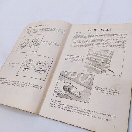 Uso/manutenzione Austin A55 Cambridge, A55 Countryman BMC in inglese Macchie