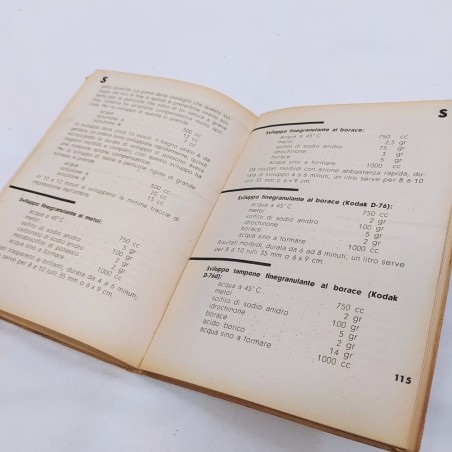 Trattamento del negativo 1946 A. Ornano Annotazioni in copertina Ingiallimenti