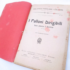 Volume I palloni dirigibili Rosario Federico Ed. Antonio Vallardi Macchie 2