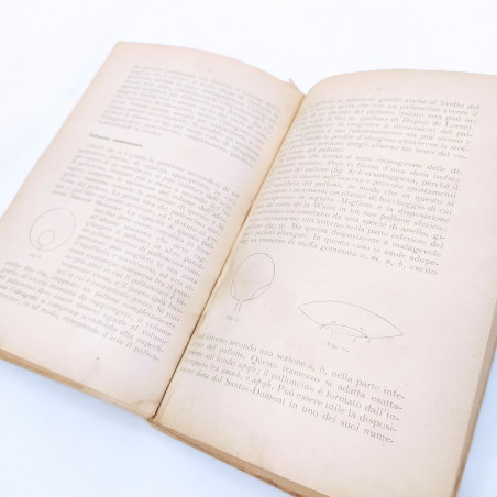 Volume I palloni dirigibili Rosario Federico Ed. Antonio Vallardi Macchie