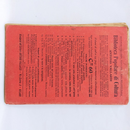 Volume I palloni dirigibili Rosario Federico Ed. Antonio Vallardi Macchie