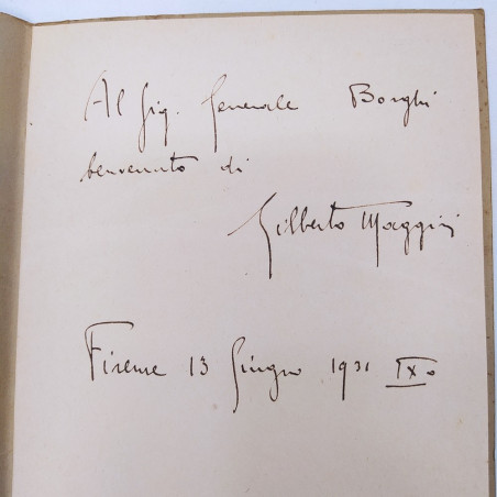Lotto 2 numeri Il fante 1930 con dedica dell’autore Gilberto Maggini Macchie
