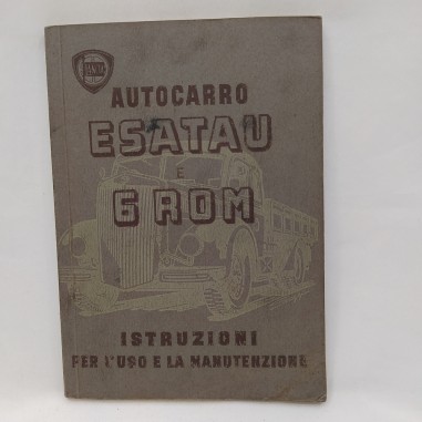 Manuale uso manutenzione Autocarro Lancia Esatau e 6 Rom - Macchie