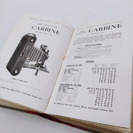 Prezziario The camera house price list 1914 testo in inglese Ingiallimenti