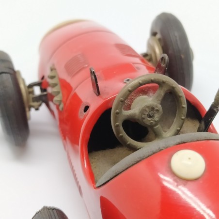Ferrari F2 Schuco 1070 Grand Prix Racer Crepe copertoni Meccanismi fluidi Buono