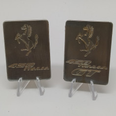 Lotto 2 placche Ferrari 458 Italia e 458 Italia GT - Patina