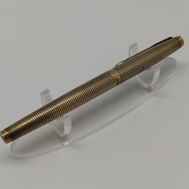 Penna stilografica Parker in argento pennino 14K usata