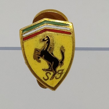 Spillino da giaccda pins originale Ferrari in bustina Omea - Patina
