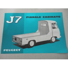 PROSPEKT BROCHURE DEPLIANT PEUGEOT J7 PIANALE CABINATO