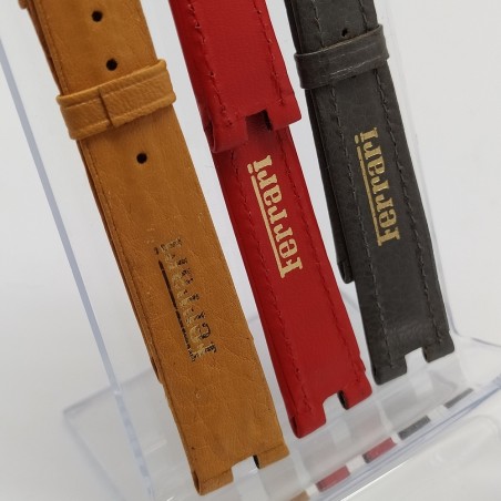 NOS Lotto 3 cinturini orologio polso donna Ferrari Formula Nuovi