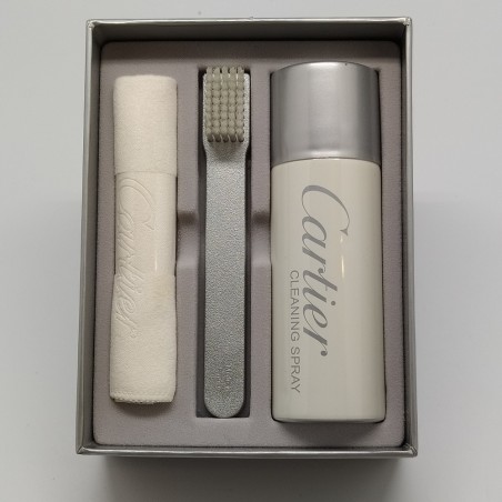 Kit di manutenzione Cartier per bracciale di metallo e istruzioni - inusato.