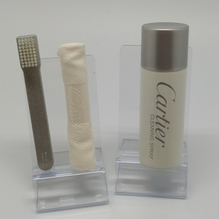 Kit di manutenzione Cartier per bracciale di metallo e istruzioni - inusato.
