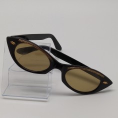Occhiali da sole Lozza da donna anni 50 originali con fodero, montatura plastica