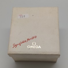 Confezione orologio Omega grigia esternamente rovinata