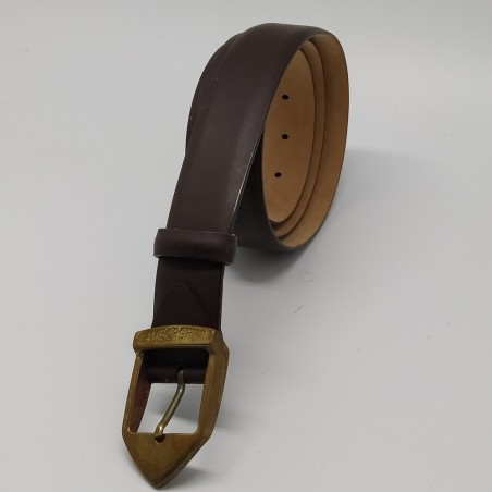 Cintura Lamborghini 40/100 in vera pelle made in Italy con fibbia color ottone