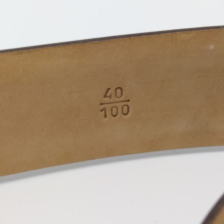 Cintura Lamborghini 40/100 in vera pelle made in Italy con fibbia color ottone