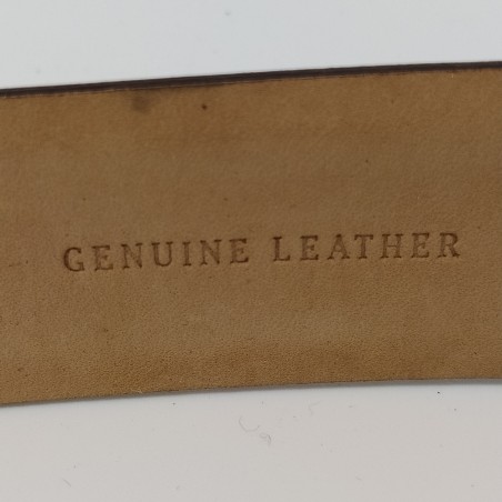 Cintura Lamborghini 40/100 in vera pelle made in Italy con fibbia color ottone