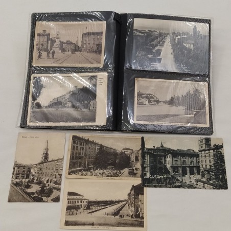 Lotto 75 cartoline storiche Modena foto e disegni dal '700 Ingiallimenti