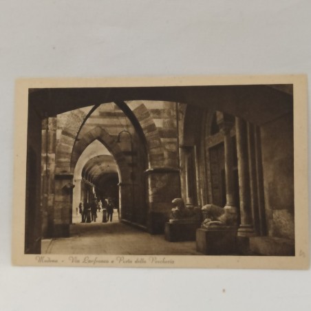 Lotto 75 cartoline storiche Modena foto e disegni dal '700 Ingiallimenti