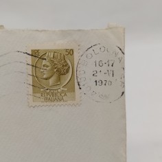 Lettera firma Enzo Biagi 1970 in carta intestata Il Resto del Carlino Buono 2