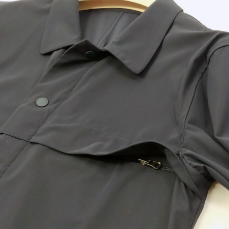 Giacca da esterno classica blu Lardini Tg.46 Bottoni a pressione e zip - Buono