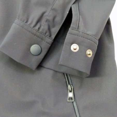 Giacca da esterno classica blu Lardini Tg.46 Bottoni a pressione e zip - Buono