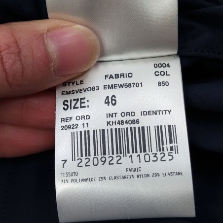Giacca da esterno classica blu Lardini Tg.46 Bottoni a pressione e zip - Buono