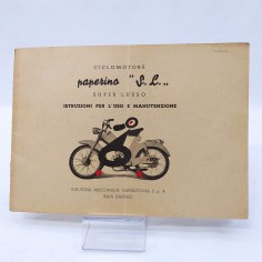 Uso manutenzione motorino Paperino S.L. Segni di piegatura e annotazioni