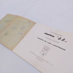 Uso manutenzione motorino Paperino S.L. Segni di piegatura e annotazioni 2