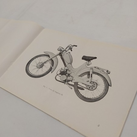 Uso manutenzione motorino Paperino S.L. Segni di piegatura e annotazioni