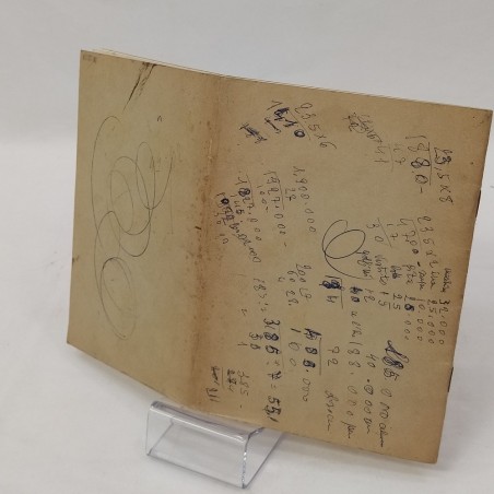 Uso manutenzione motorino Paperino S.L. Segni di piegatura e annotazioni