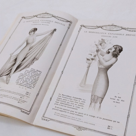 Lotto 2 cataloghi lingerie francese Baehr&C inizi '900 Buono
